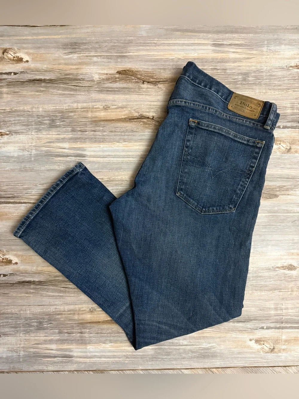 Polo Ralph Lauren Men’s 36x30 Hampton Relaxed Straight Dark Blue